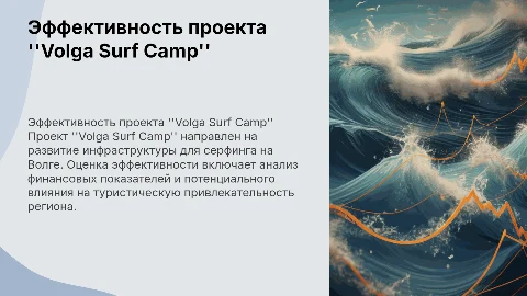 Оценка эффективности инвестиционного проекта "Volga Surf Camp"