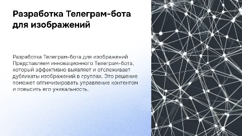 Разработка Телеграм-бота для отслеживания дубликатов изображений