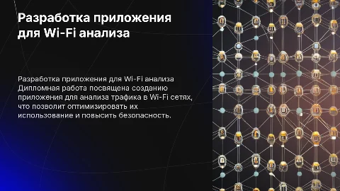 Разработка приложения для анализа трафика в Wi-Fi сетях