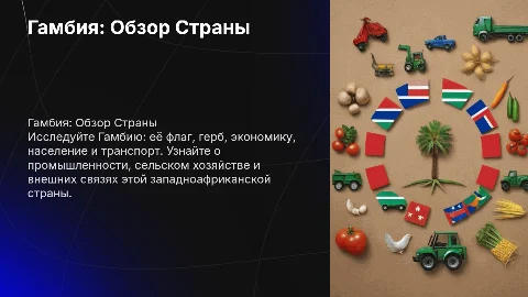 Гамбия: флаг, герб, экономика и интересные факты