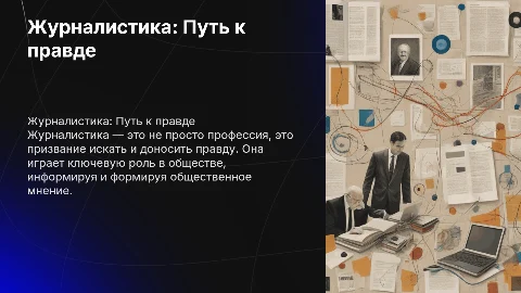 Журналист как профессия