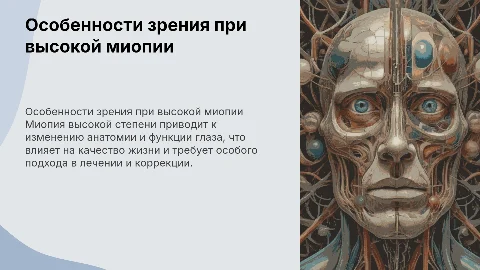 Анатомические и физиологические особенности зрения при миопии