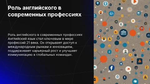 Роль английского языка в профессиях 21