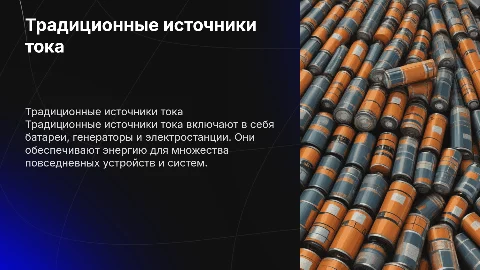традиционные источники тока
