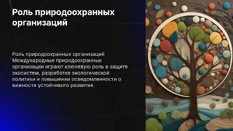Международные природоохранные организации: Роль и Значение