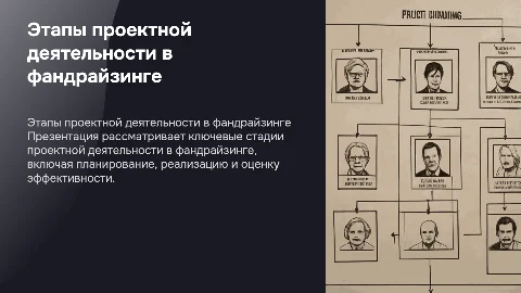 Этапы проектной деятельности в фандрайзинге: презентация