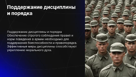 работа по поддержанию воинской дисциплины и правопорядка