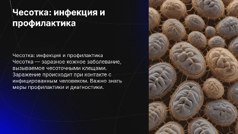 Чесотка: способы заражения и меры профилактики