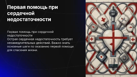 Первая помощь при острой сердечной недостаточности