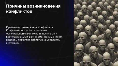 Причины возникновения конфликтов: организационный и межличностный