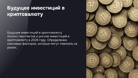 стоит ли вкладывать в крипту в 2026 году