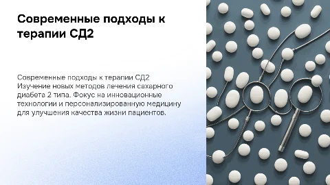 Современные подходы к терапии СД2 типа