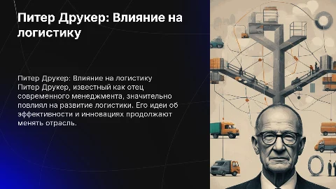 Питер Друкер и его влияние на логистику