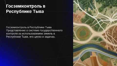 Государственный земельный контроль по Республике Тыва