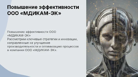 Повышение эффективности деятельности компании ООО «МДИКАМ-ЭК»
