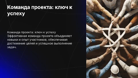 команда проекта