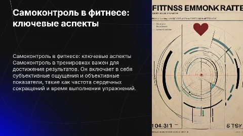 Самоконтроль в самостоятельных занятиях физическими упражнениями