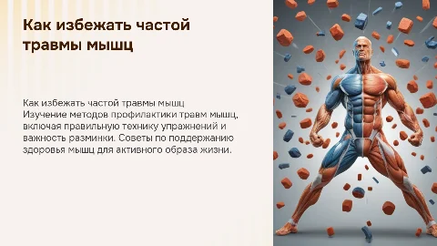 Как избежать частой травмы мышц