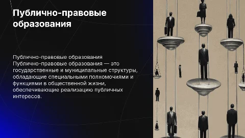 Публично-правовые образования
