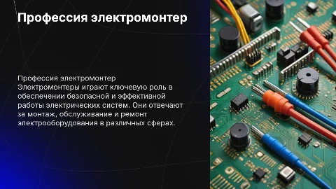 Электромонтер