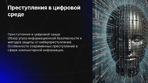 Преступления в сфере компьютерной информации