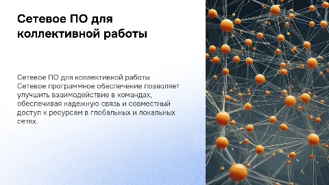 Сетевое программное обеспечение для коллективной деятельности