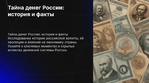 Тайна денег России