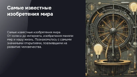 самые известные изобретения мира