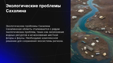 Концепция экологические проблемы сахалинской области
