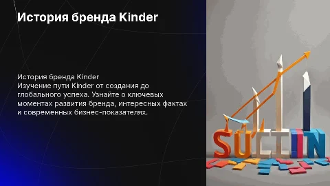 Презентация на тему История бренда Kinder