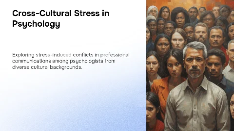 Analysis of Stress-Conflict Situations in Professional Communications of Psychologists Across Different Cultures