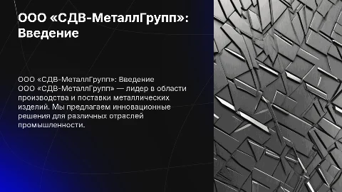 ООО «СДВ-МеталлГрупп»