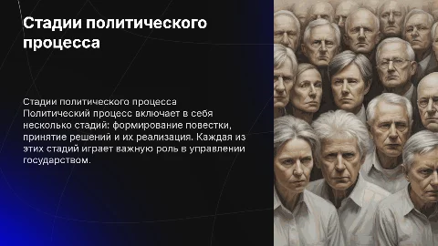 Стадии политического процесса