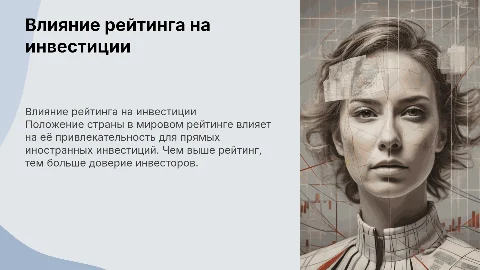 Влияние положения страны в рейтинге на привлечение ПИИ