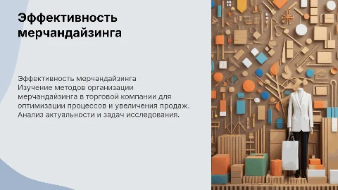 Организация мерчандайзинговой деятельности торговой компании