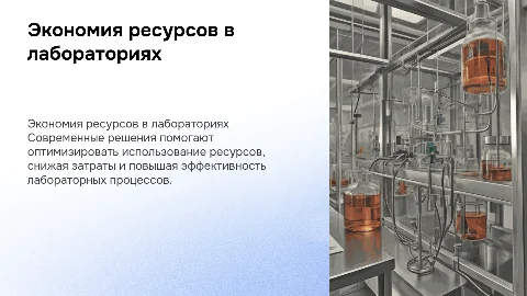 Современные решения для экономии ресурсов в лаборатории