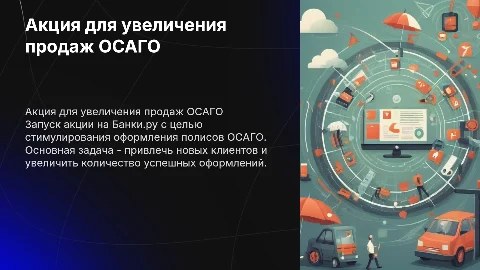 Запуск акции для увеличения продаж ОСАГО на Банки.ру