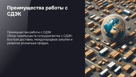 Преимущества работы с СДЭК: доставка и международные закупки