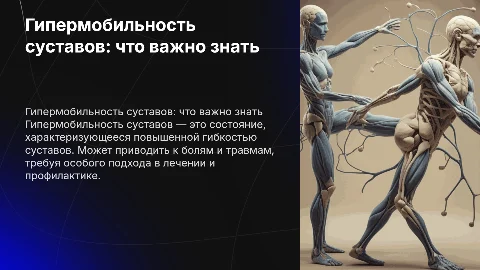 Гипермобильность суставов