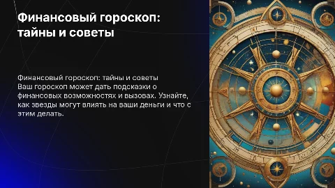 Что может скрывать Ваш гороскоп о Ваших финансах?
