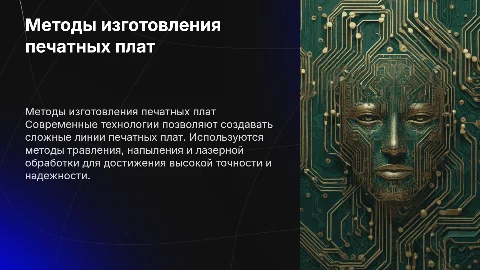 Методы изготовления линий печатных плат