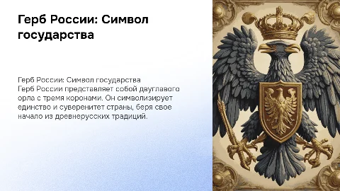 герб России, его особенности