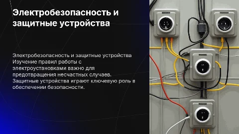 Электрическая безопасность: правила работы с электроустановками