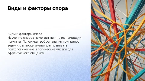 Виды и факторы спора: принципы ведения полемики