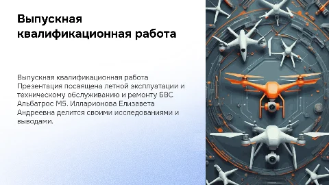 Выпускная работа по БВС Альбатрос М5: эксплуатация и ТОиР