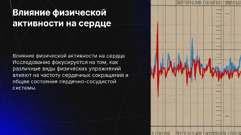 Анализ влияния физических нагрузок на частоту сердечных сокращений