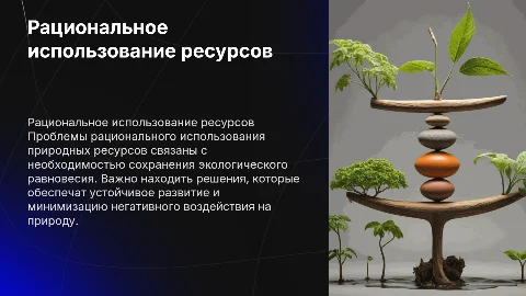 Проблемы рационального использования природных ресурсов