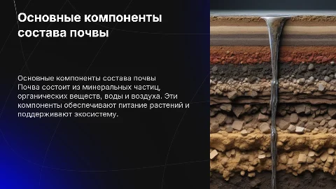состав почвы
