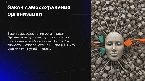 Закон самосохранения организации: адаптация к изменениям