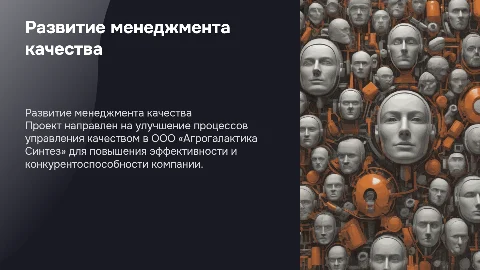 Проект развития системы менеджмента качества в Агрогалактике